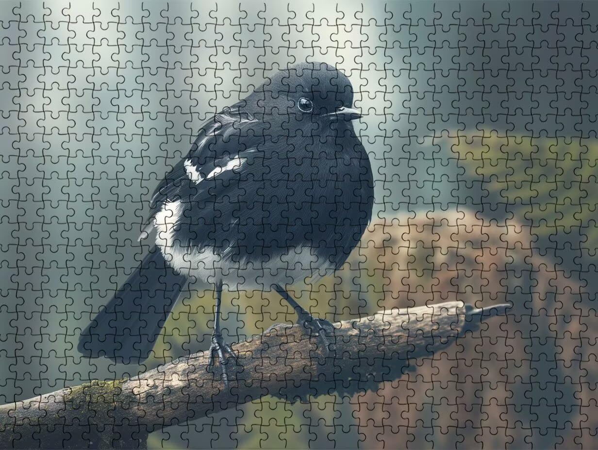 Puzzle dla dorosłych 5000, Black Bird 5000 elementów, puzzle dla dorosłych, klasyczne gry edukacyjne, gry i zajęcia rodzinne, do dekoracji ścian domu, świetny pomysł na prezent R0KH-293