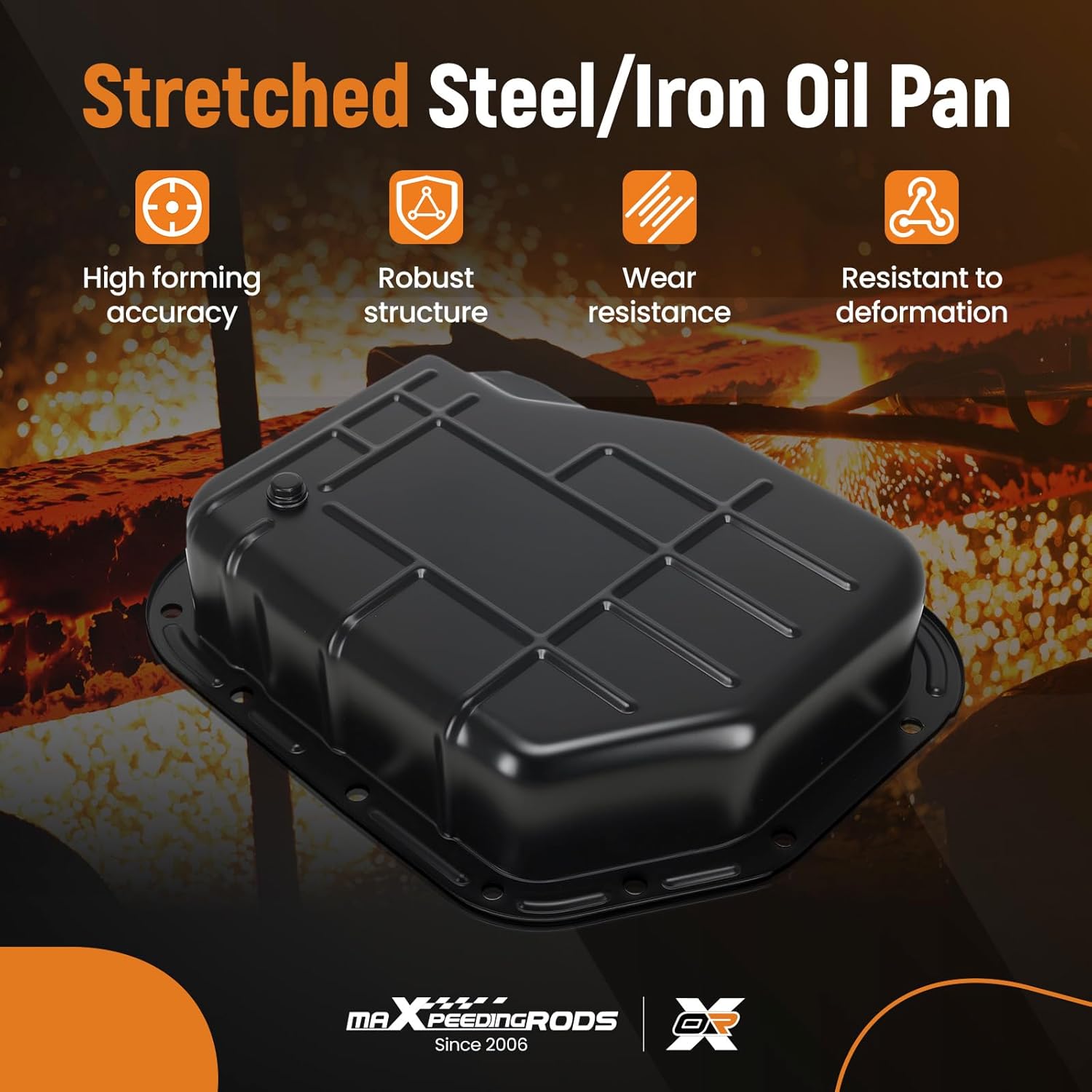 maXpeedingrods Transmission Oil Pan for Dodge B150 B1500 B250 B2500 B350 D150 D350 Dakota Durango 1990-2003 Replace 265839 103365