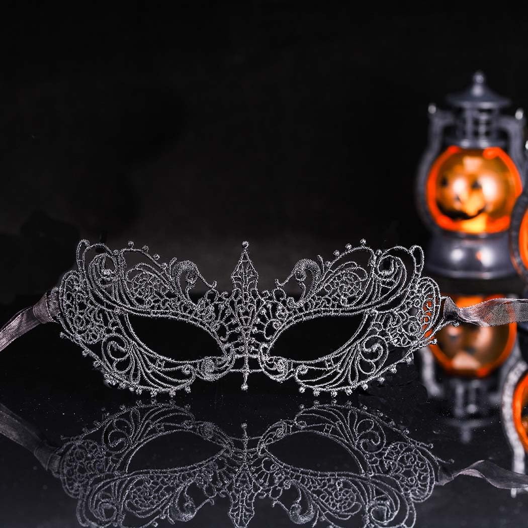 Masquerade Mask for Women Lace Eye Mask Venetian Mask Costume Lace Mask Ball Proms and Party