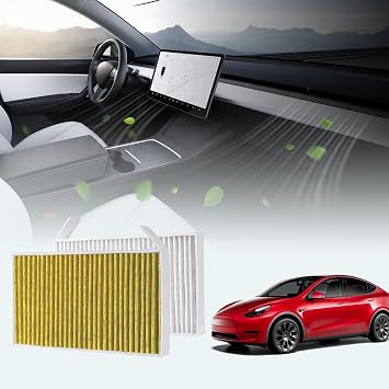 BASENOR Cabin Air Filter Replacement for Tesla Model Y Model 32017-2026