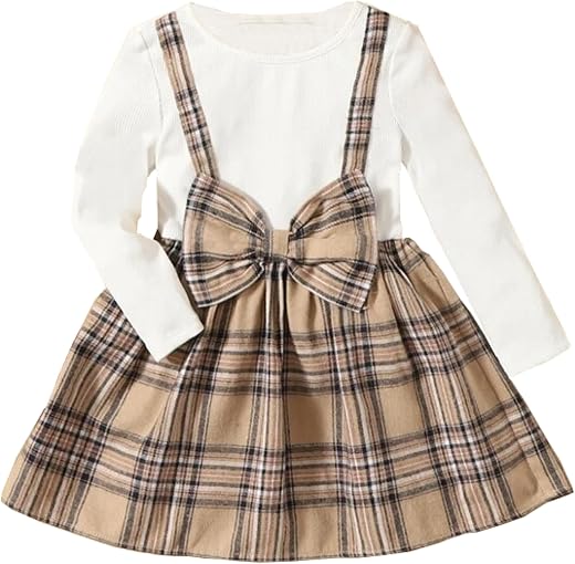TAGAS Dress for Girls II Baby Girl Dress, Frock Girls Infants Casual wear for Kids Dresses and Jump Suite Round Neck Full ...