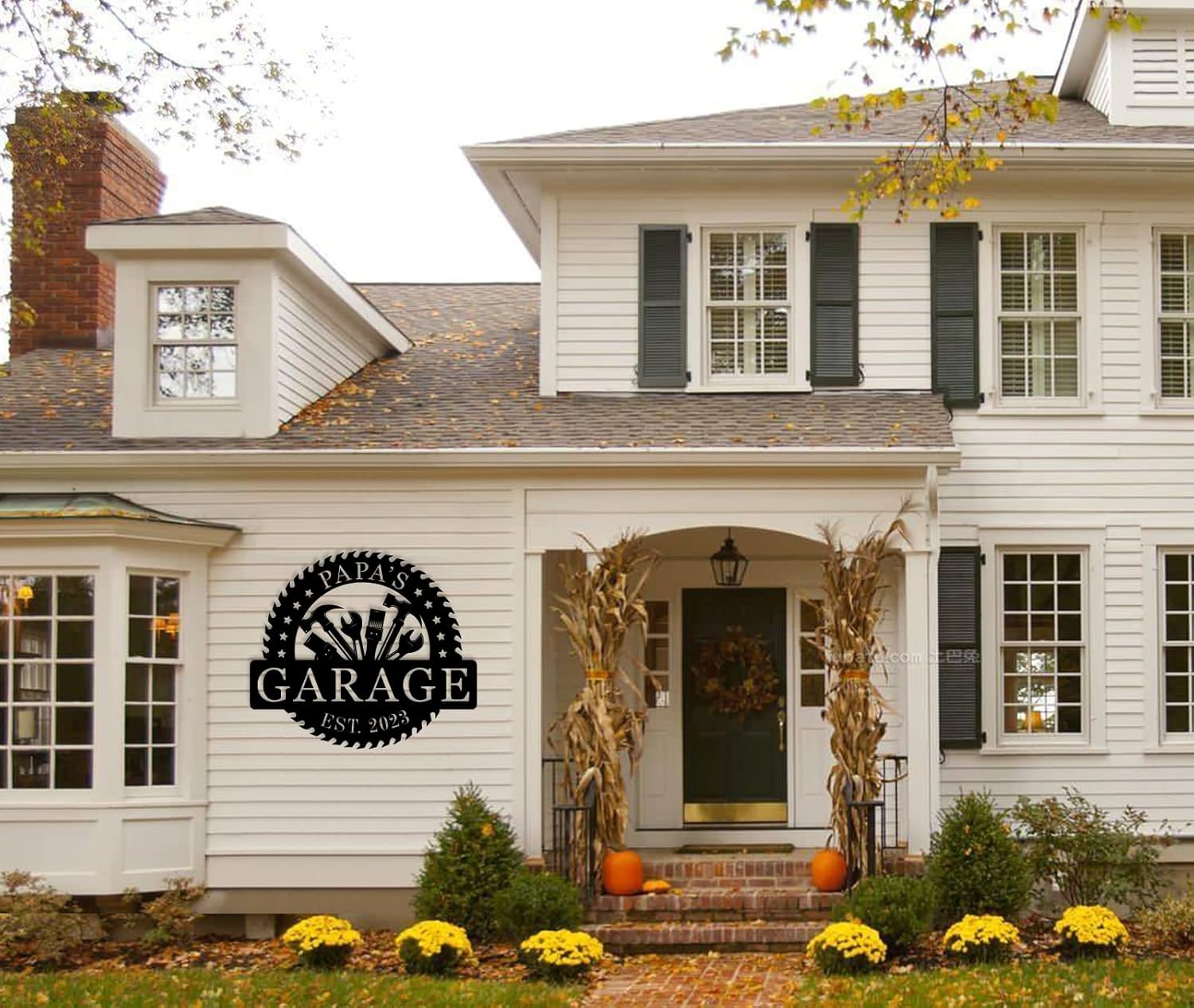 Welcome Name's Garage Sign Man cave Decor Gift Dad’s Fix Shop Sign Garage Decor Custom Metal Sign Personalized Workshop Sign Husband Gift Birthday Present for Men