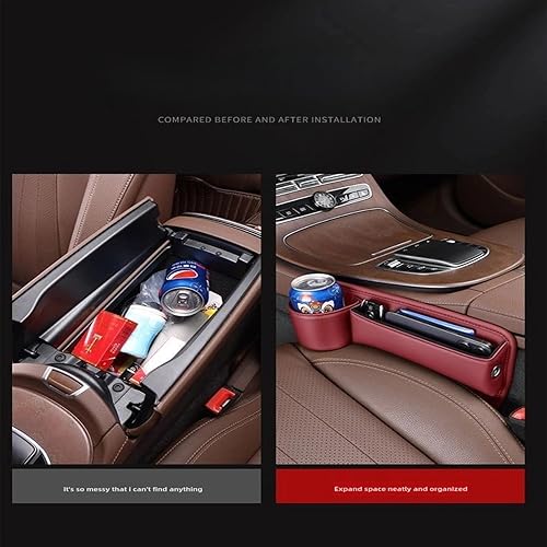 Miniatura 2 de Organizador de espacio para asiento de automóvil y expansor de portavasos  Diseño antideslizante, ajuste universal para SUVcamión, evita que el