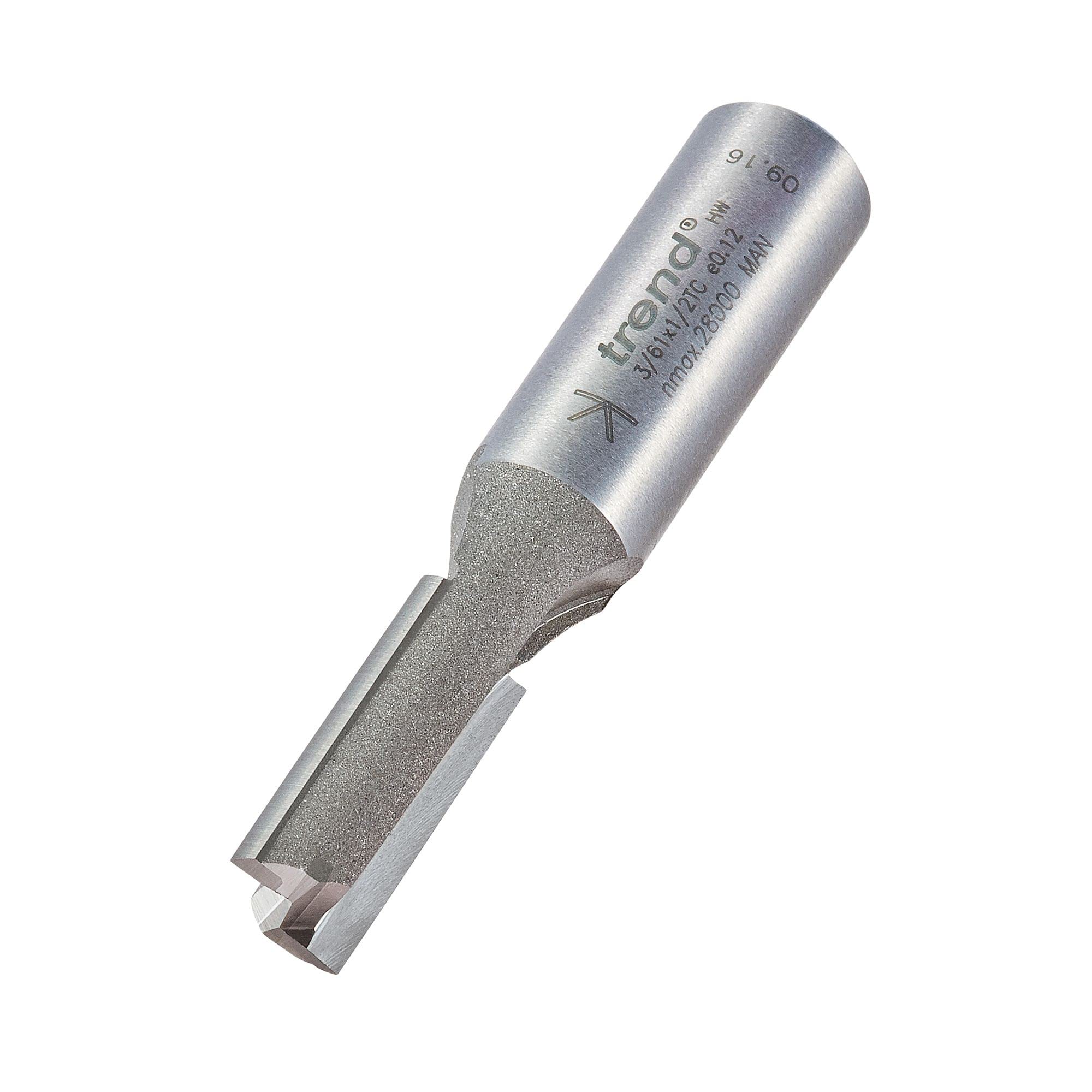 Trend 2 Flute Straight Router Cutter - 10mm Dia - 3/61X1/2TC - 1/2"" Shk -  New