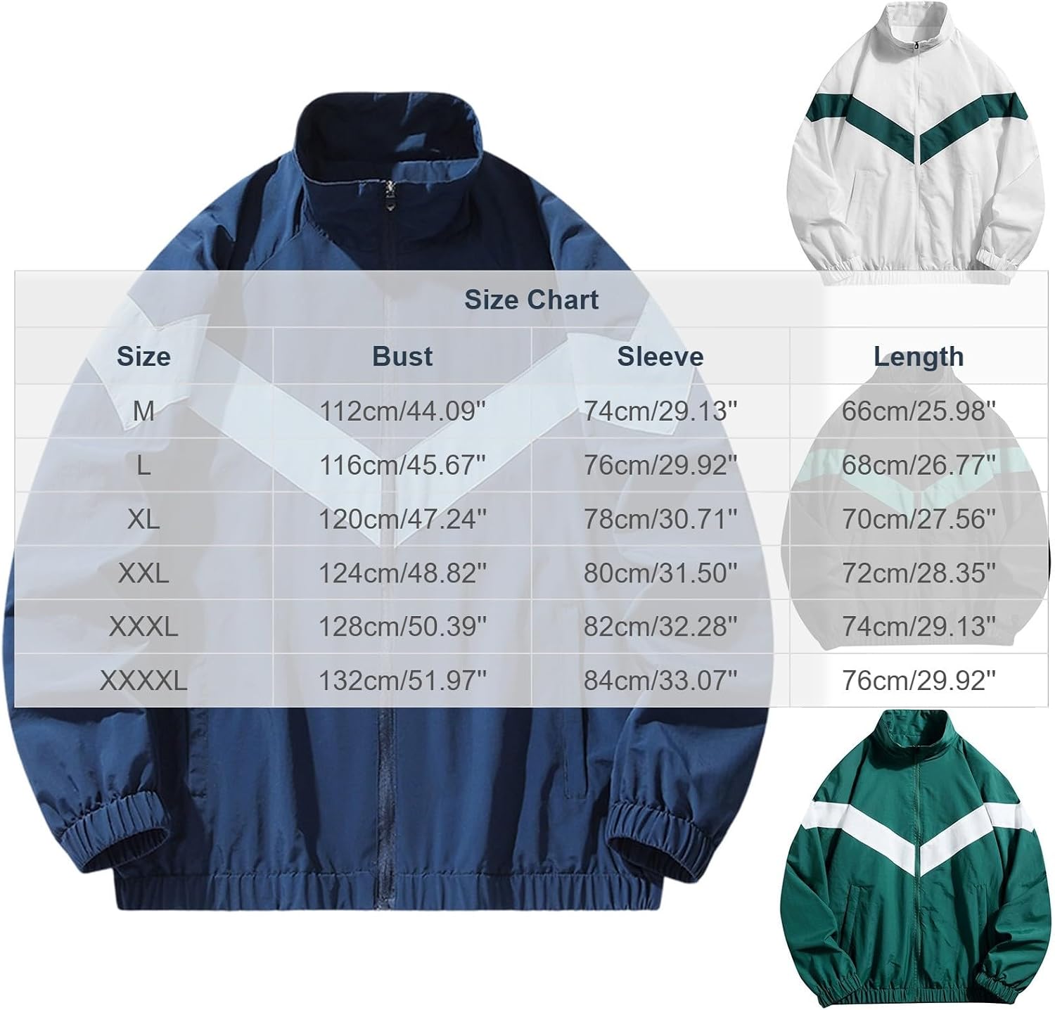 Mens Color Block Track Jacket Full Zip Up Retro Windbreaker | Color Block Track Jacket Full Zip Stand Collar Elastic Cuffs Retro Athletic Streetwear Running Travel Casual Outfits