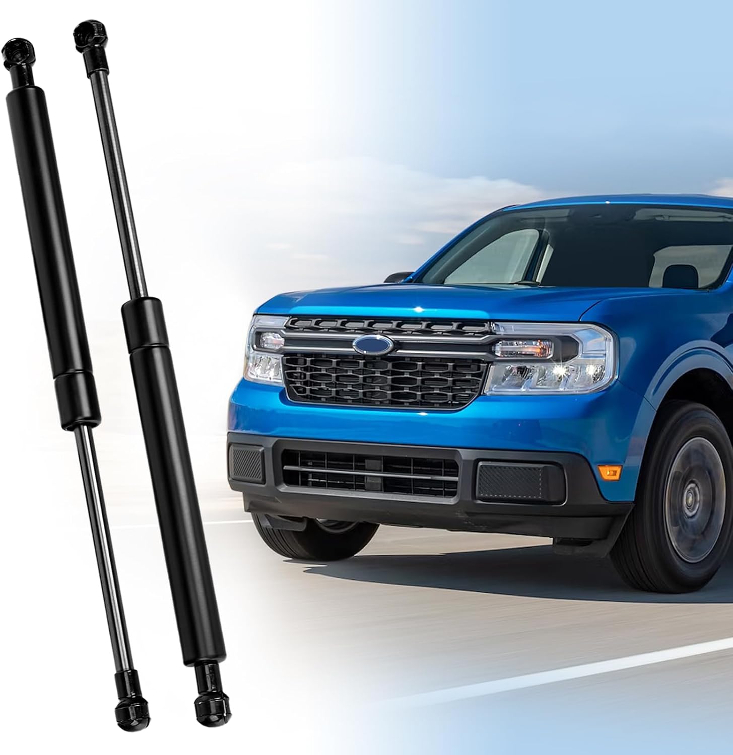 2022 2023 2024 2025 2026 Maverick Hood Struts Shock No Drill Hood Lift Supports Compatible with Maverick Accessories 2022+