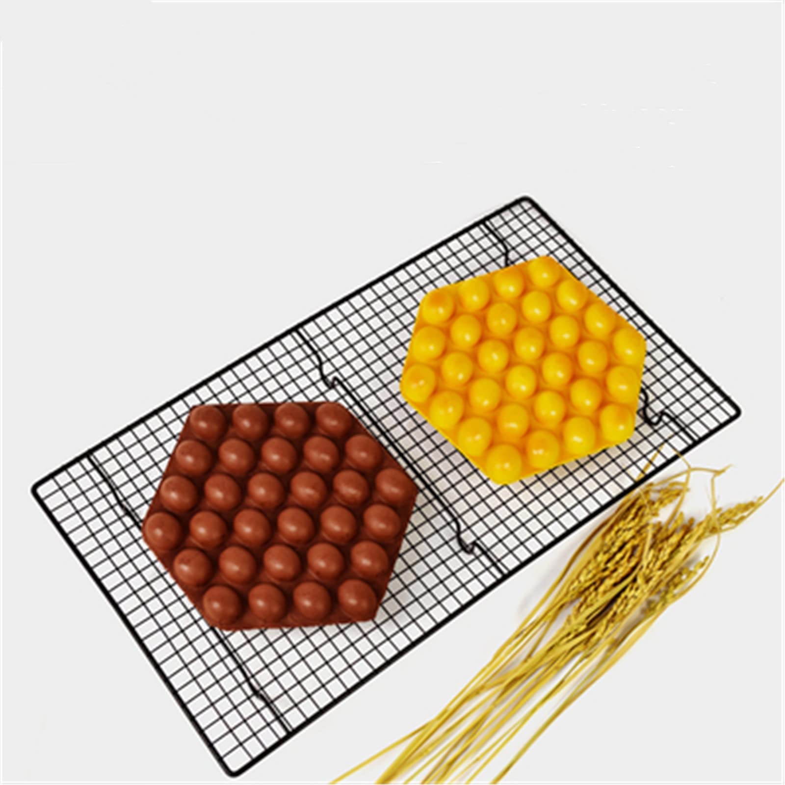 Gâteau Plateau De Refroidissement Grille De Refroidissement Gaufre Aux Oeufs Gâteau Majestueux Pain Biscuits Mettre Grille De Refroidissement Filet De Séchage De Refroidissement Outils De Cuisson (C