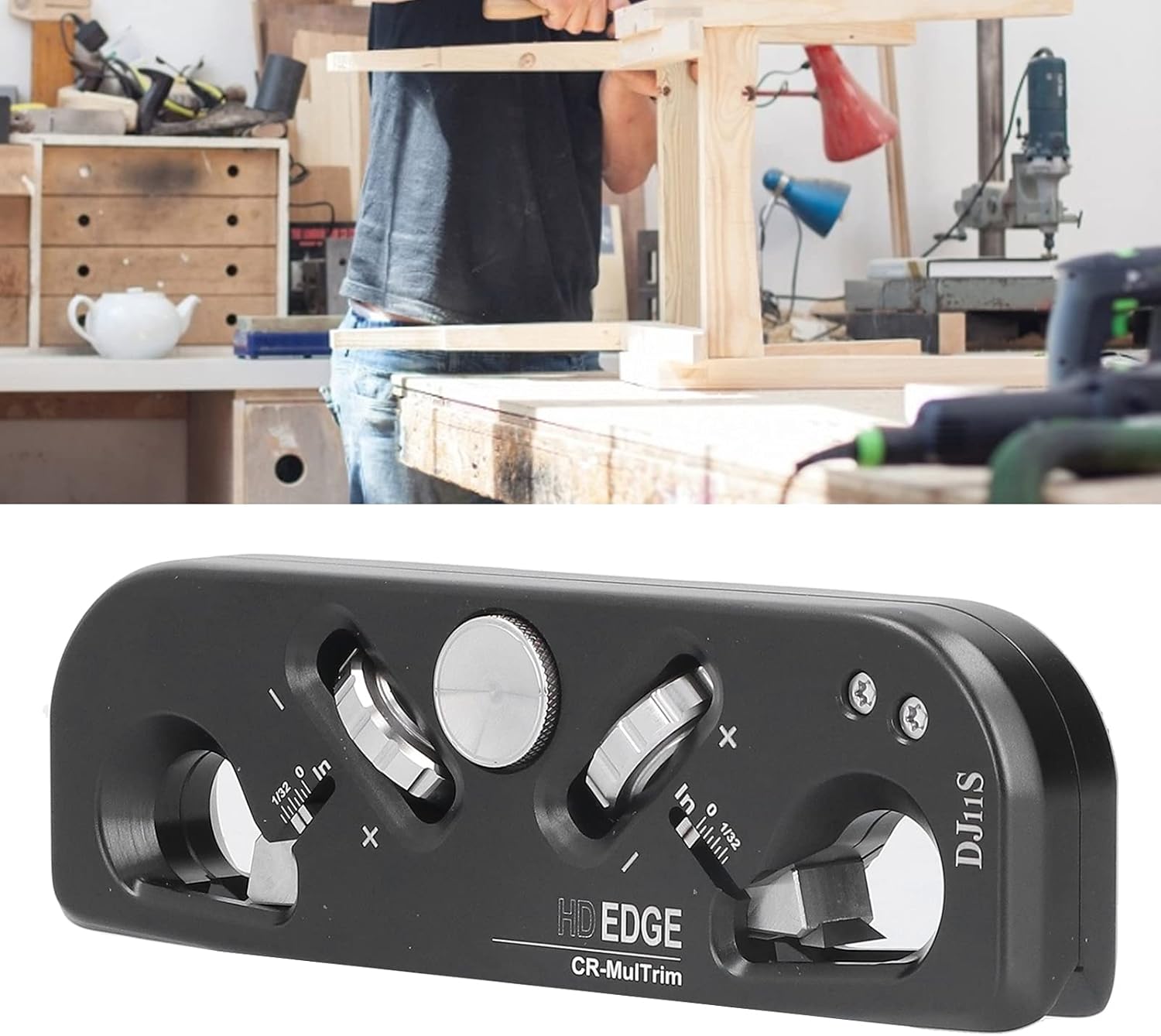 Trimming Planer,Woodworking Chamfering Planer DIY Corner Chamfering Tool with Scale Indication Incisive