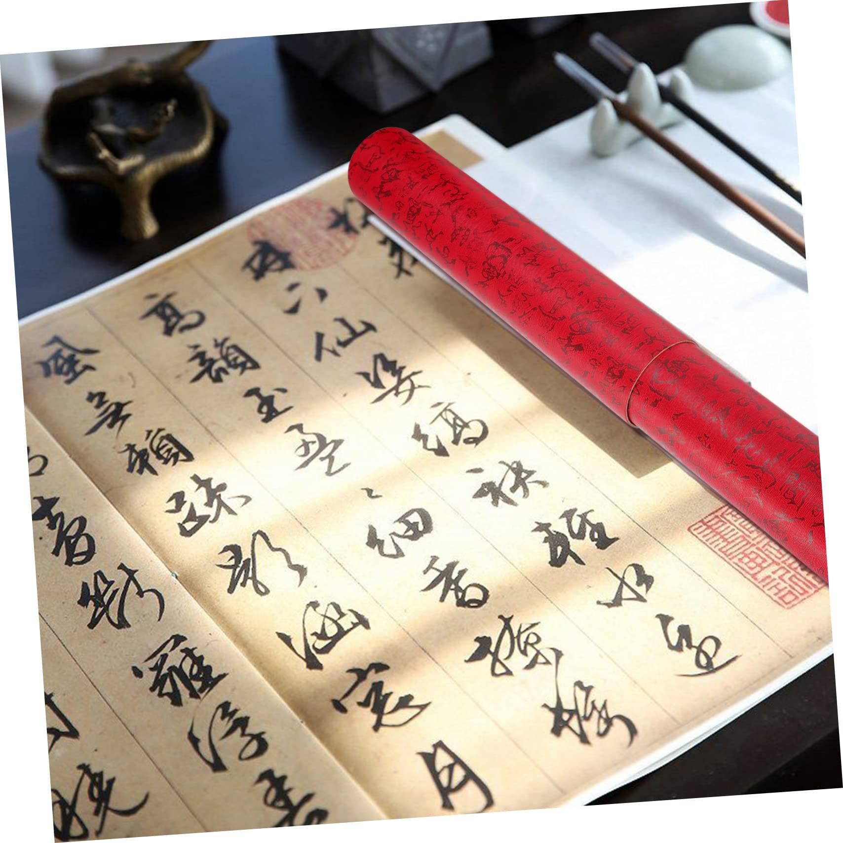 NUOBESTY Extendable Telescopic Artwork Storage Tube for Drawings Documents Mailing Tube for Posters and Artwork Design Various - Image 2