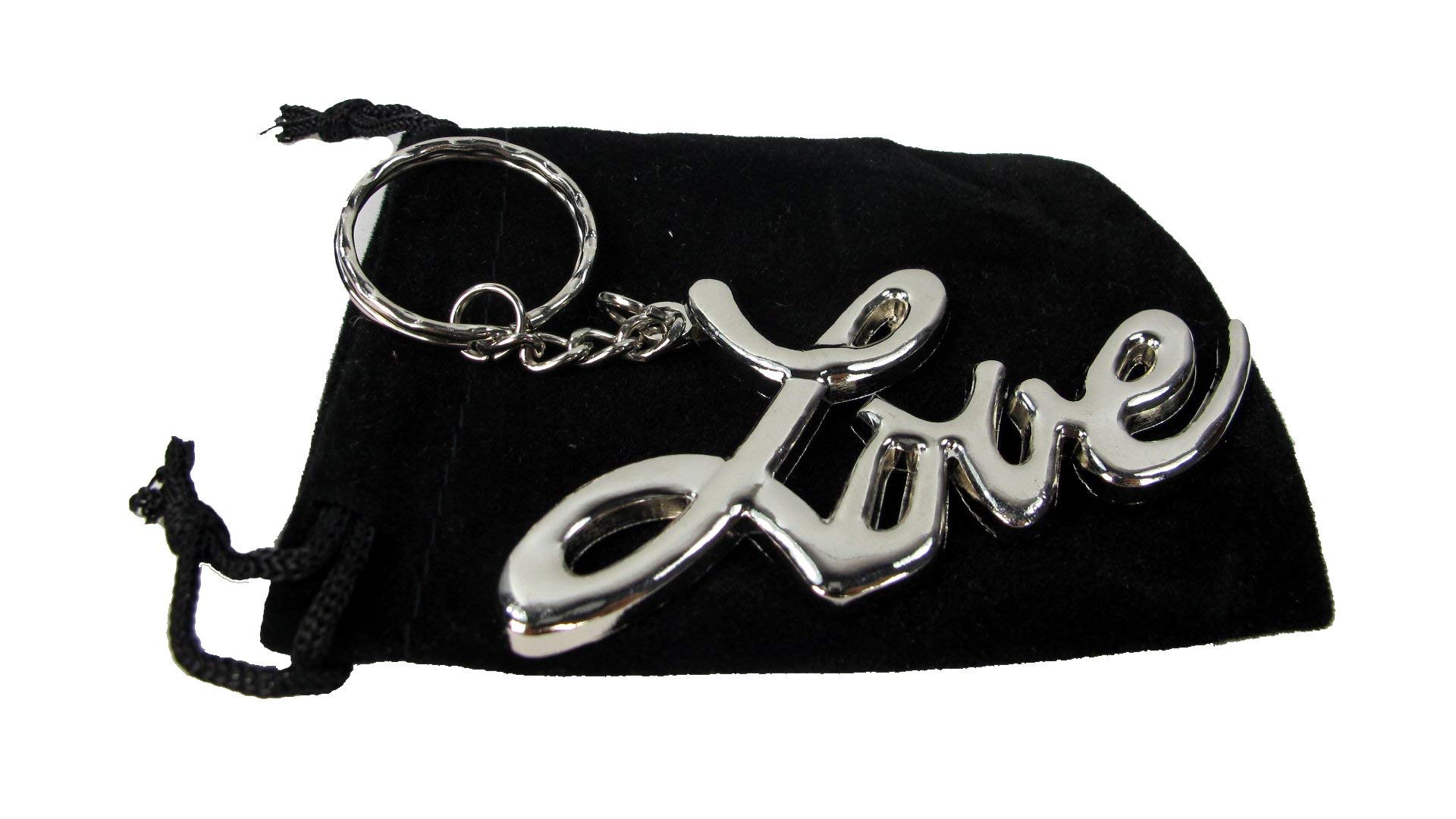 Costumebase Men's Silver Thecostumebase Sex And The City Love Keychain Keyring Keyfob Satc Gold/ (Silver)