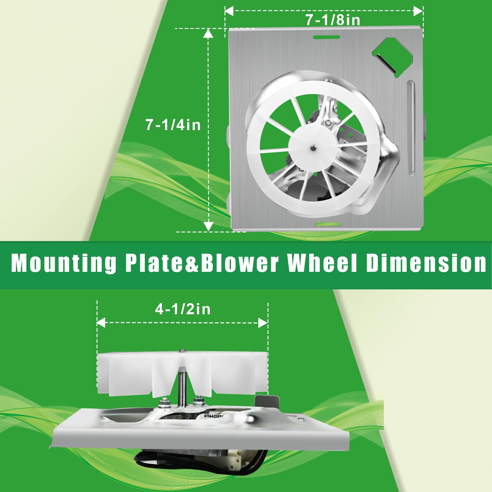 Amazon.com - S97012026 Bathroom Fan Assembly, Bathroom Exhaust Fan 