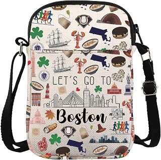 ZJXHPO Boston Trip Cross Body Bag Boston Colorado Road Trip Messenger Bag Boston Souvenir Boston Vacation Travel Gift