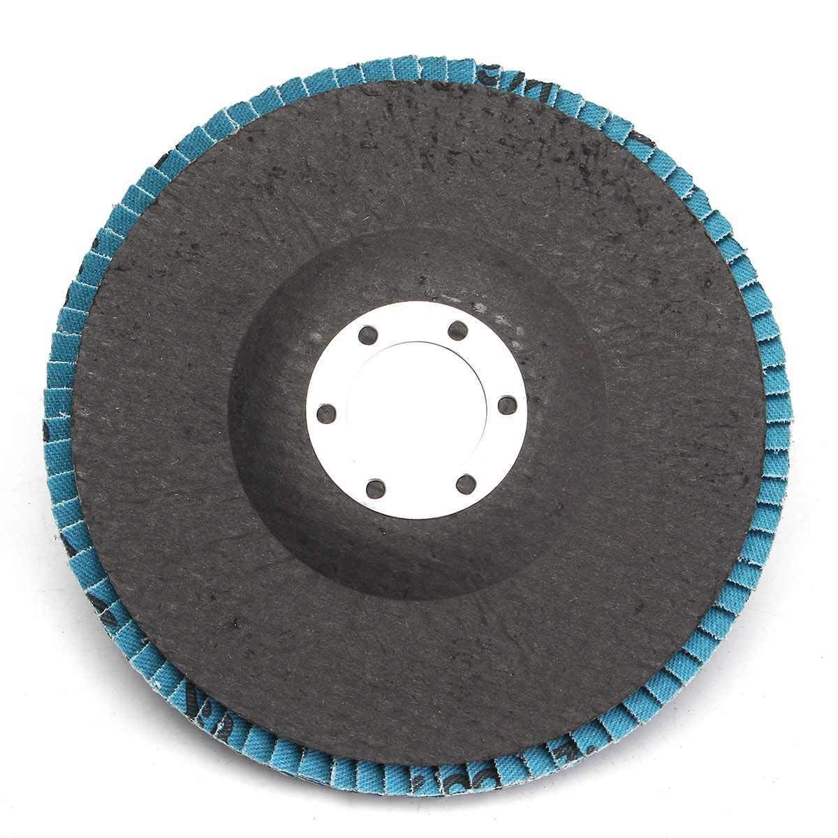 HHRFCS 10 szt. 13000 obr./min Szlifierka kątowa Tarcza listkowa 5 cali 125 mm Tarcze szlifierskie Ostrza ściernicy 40/60/80/120 Grit Narzędzie ścierne (ziarno: 80 Grit)
