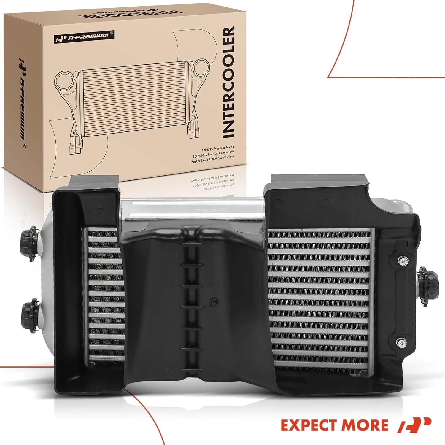 A-Premium Turbo Intercooler Compatible with Hyundai Santa Fe Sport 2013 2014 2015 2016 2.0L