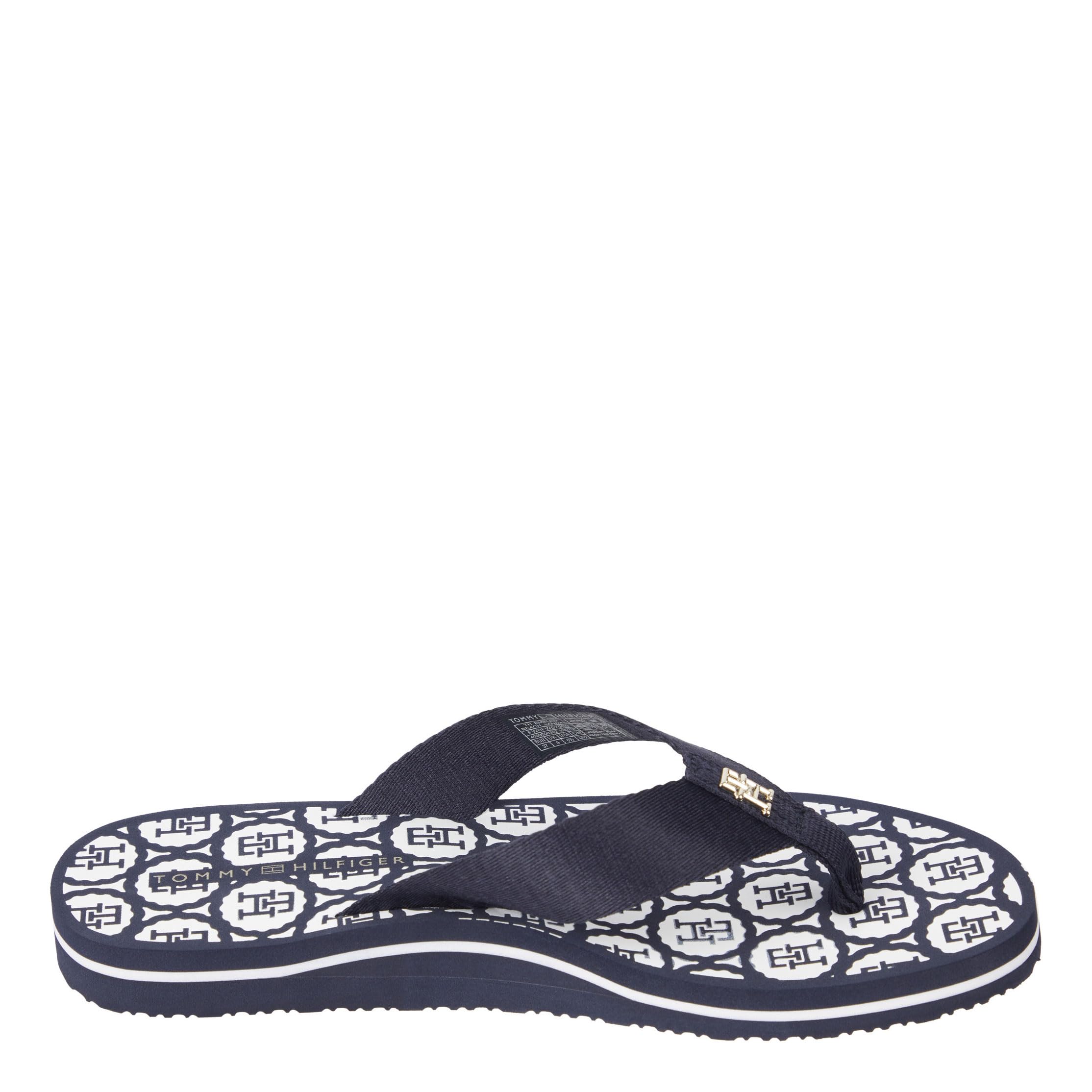 Tommy Hilfiger TH Emblem Beach Sandal Fw0fw07900, Chancla Mujer