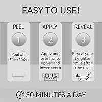 Vista 3 de Tiras de blanqueamiento dental retrógrado, peróxido de hidrógeno, blanqueamiento dental de primera calidad, kit de blanqueamiento dental sensible