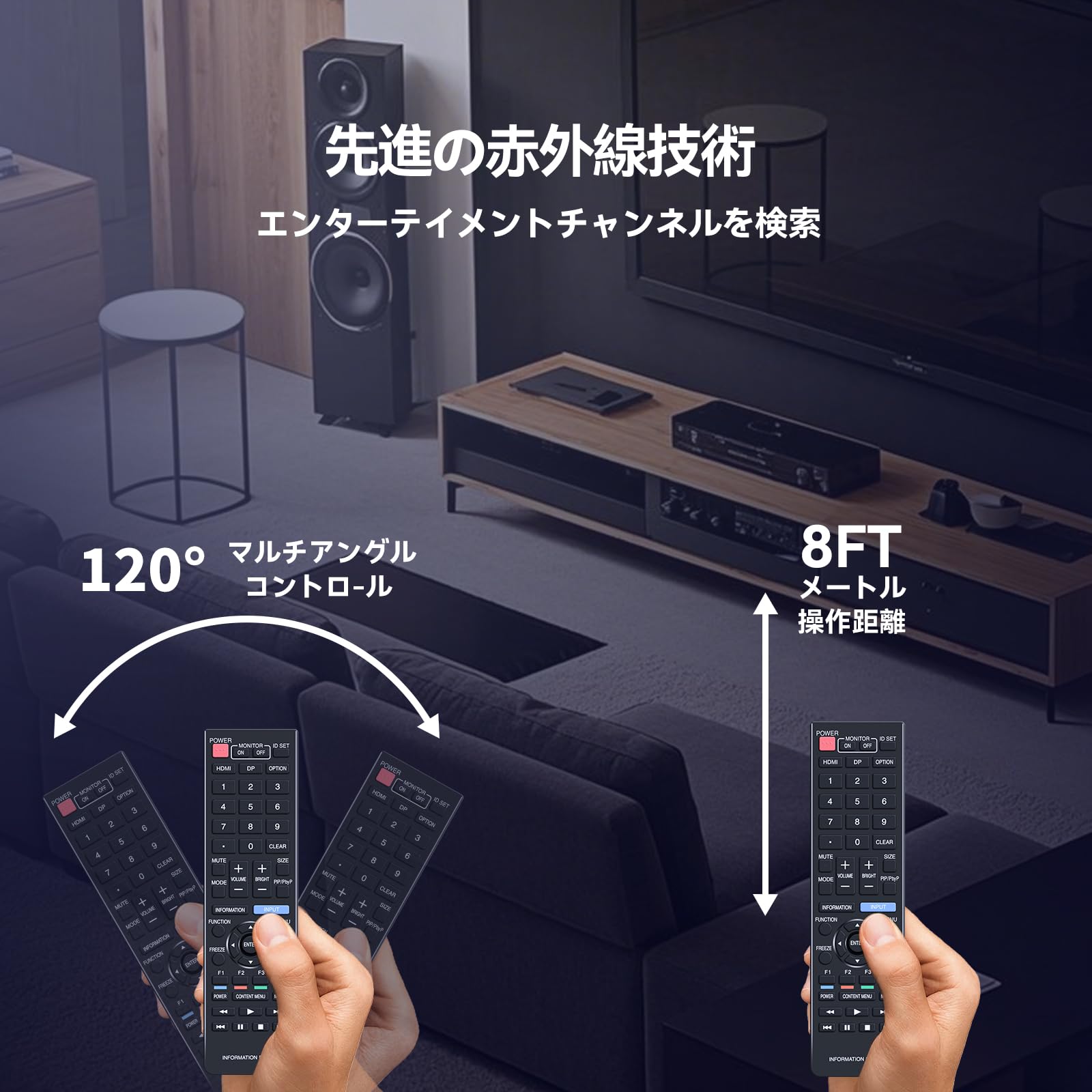 SHARP ディスプレイ 55V型 PN-HW551 天上吊り具別 リモコン付属 PN
