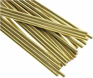 SAHUL Tubo de latão fino H62 Diâmetro externo 6 mm Interno 5,6 mm 5,5 mm 5,4 mm 5 mm 4,5 mm 4 mm Micro tubo de cobre capilar oco tubo de latão joyous (Color : OD6 ID5.4, Size : 500mm)
