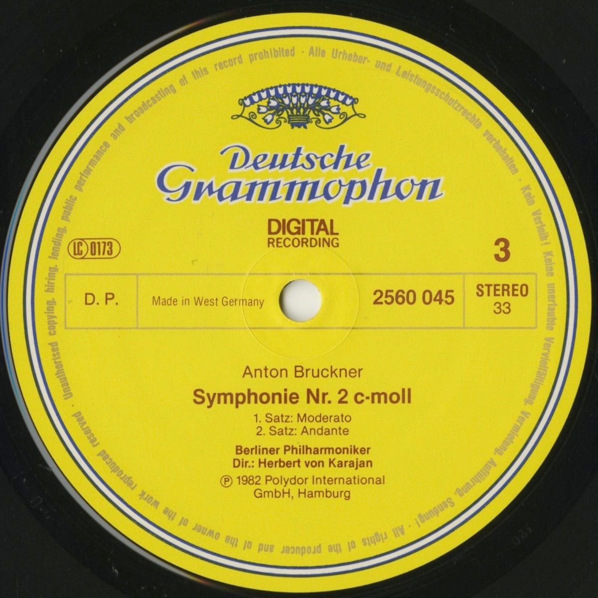 ブルックナー 交響曲全集 カラヤン/BPO 独輸入盤9枚組 美品】カラヤン