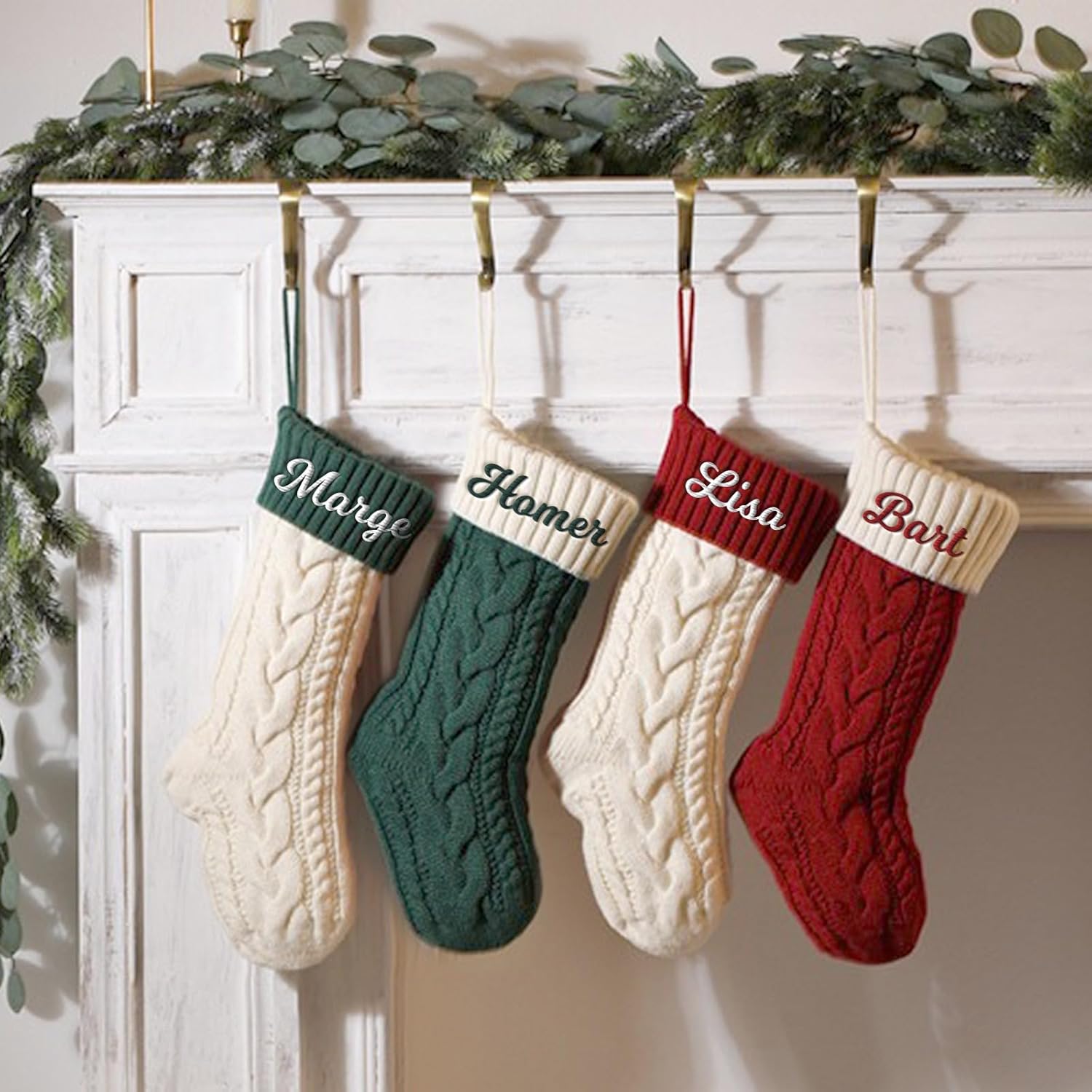 Personalized Christmas Stockings 18 Inches Custom Double