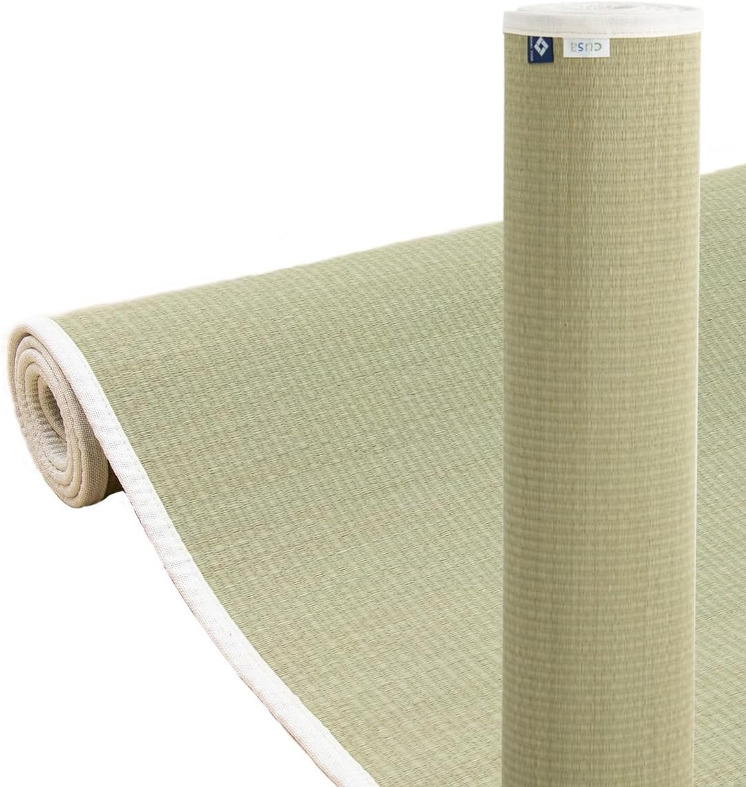 EMOOR Japanese Tatami Yoga Mat CUSA (24x71in) NonSlip