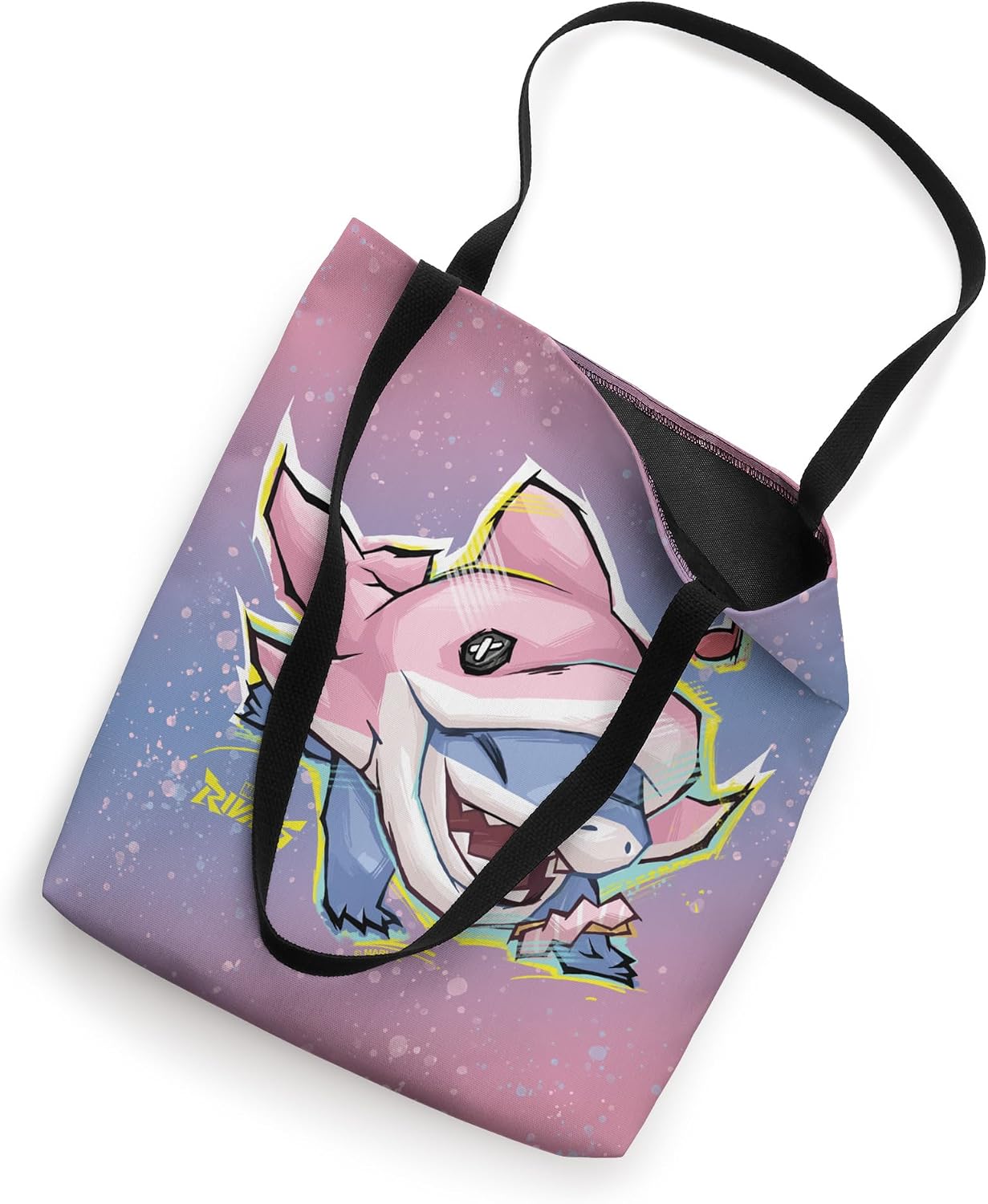 Marvel Rivals Jeff The Land Shark Cute Costume Tote Bag