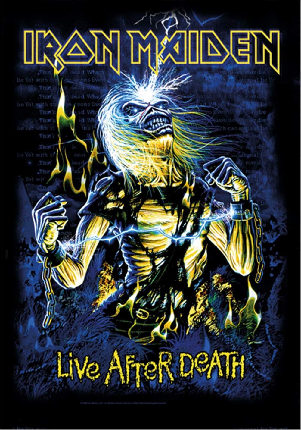Iron Maiden LIVE After Death #3 Flag