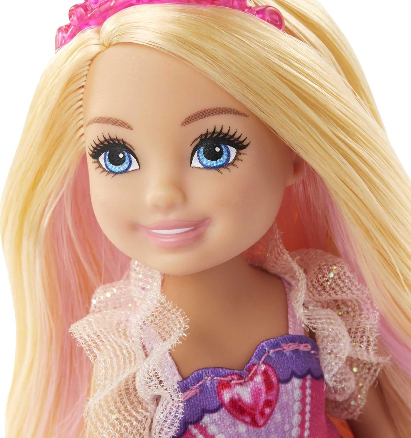 Barbie Dreamtopia Set with Chelsea Princess Doll in Heart Dress, 2 Baby Unicorns and Accessories, for 3 to 7 Year Olds