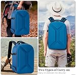 Camera Hard Shell Backpack, Hard Case Photography Backpack Large DSLR Camera Bag Case, Waterproof Hardcase Camera Backpack