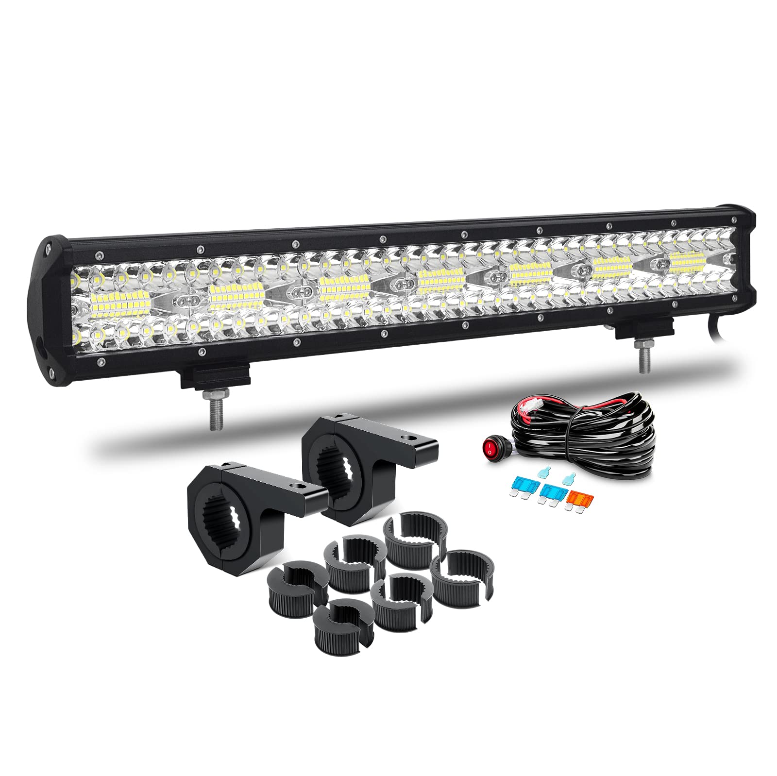 RIGIDON 25 inch 63cm 162W LED-balk 4x4 met 12v