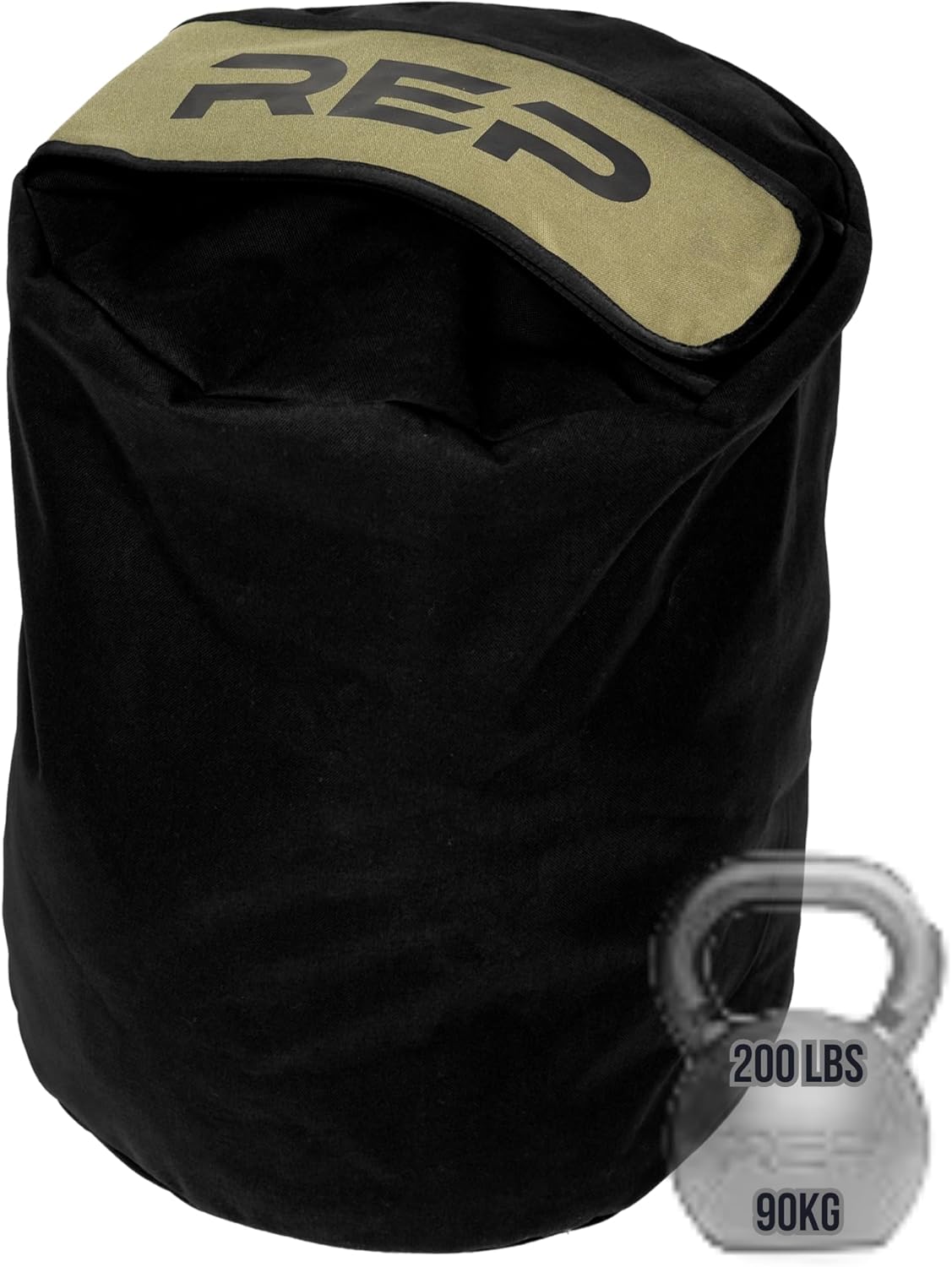REP Fitness Stone Sandbag Trainer | Strongman Workout Equipment | Heavy Duty Strength Gear | Round Weighted Bag | Home Gym Accessories | Functional Fitness Tool | Unfilled Weight Sack
