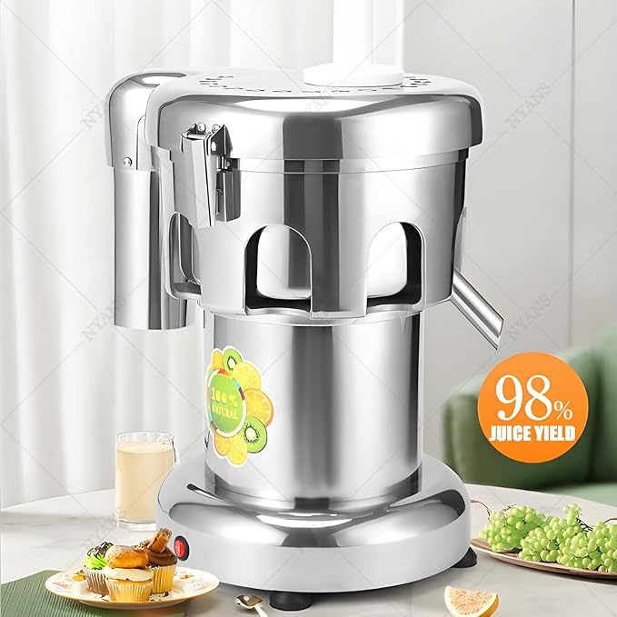 Extractor de Jugo Comercial 550W, Máquina para Frutas y Verduras, Alto Rendimiento miniatura 2