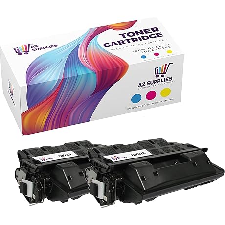 AZ SUPPLIES Compatible Toner Cartridge Replacement for HP Laserjet 4100 Printers