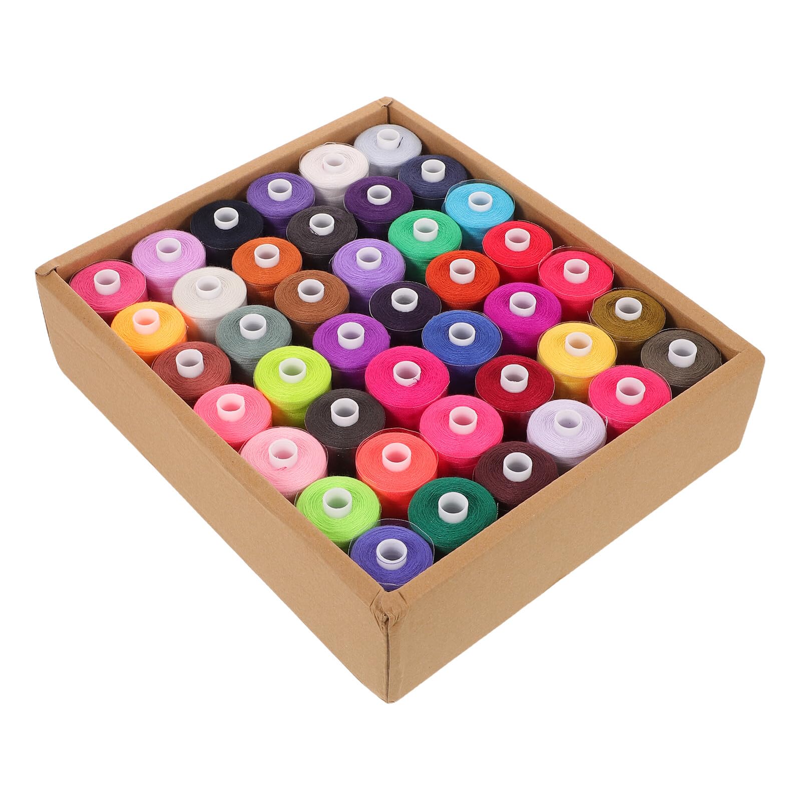 Alipis Kit de Hilos de Coser de Colores Bobinas de Hilo de Poliéster para Costura Manual Máquina para Bricolaje y Manualidades Casa