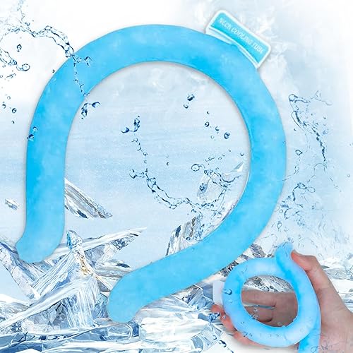 Tubo de enfriamiento para el cuello, anillo de enfriamiento para el cuello, envolturas de enfriamiento reutilizables para el calor del verano, al