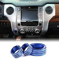 Vista 10 de 5 piezas de aleación de aluminio para perillas de aire acondicionado y estéreo, 4WD, compatibles con interruptor central de control de aire