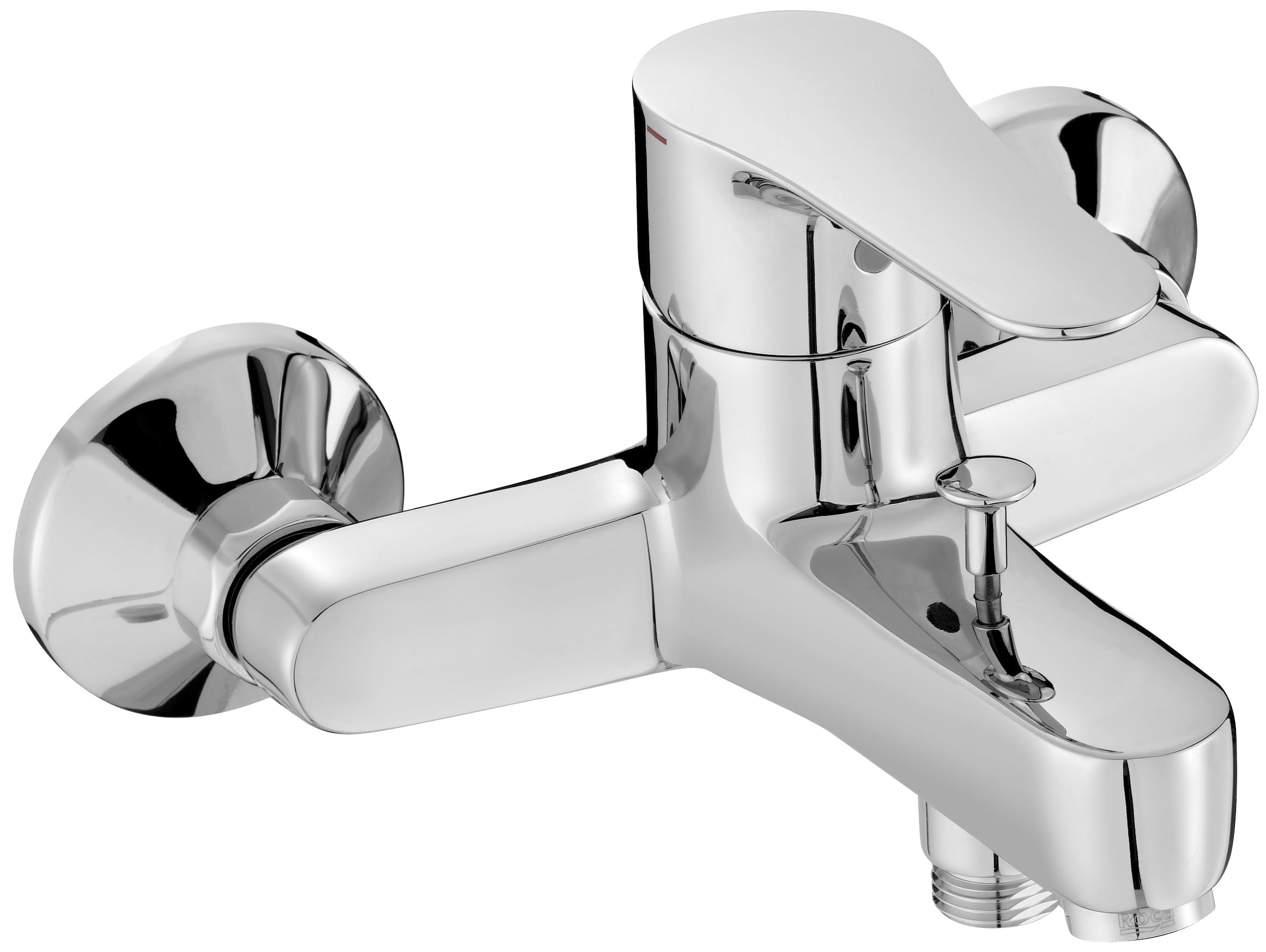 JACOB DELAFON Grifo monomando mural baño-ducha Inversor automático en cuerpo Aireador antical Latón Cromado Fácil instalación Color Cromo JULY E16033-4-CP
