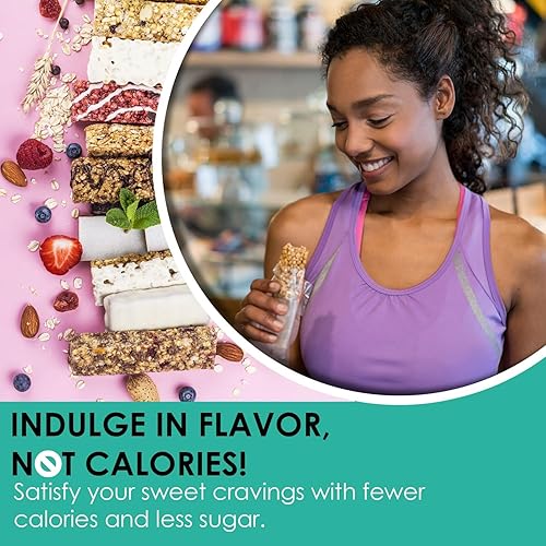 Miniatura 7 de Protiwise Barra nutricional alta en proteínas | Taza de mantequilla de maní | Barra de proteína de 0.53 oz | Barra de reemplazo de comidas | Sin