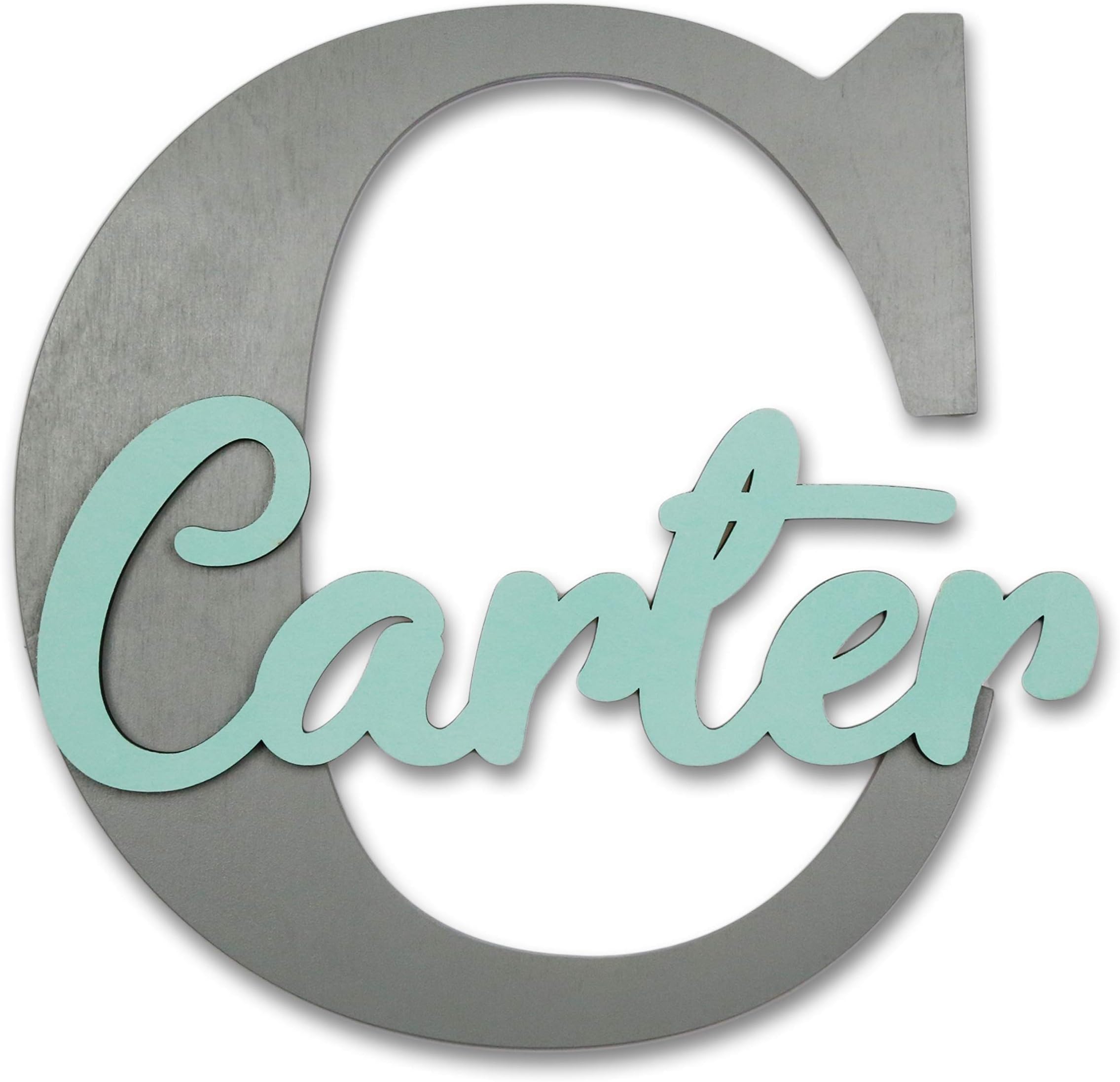 Custom Personalized Wooden Name Sign, Wood Letter, Nursery Wall plaque decor for Boys and Girls