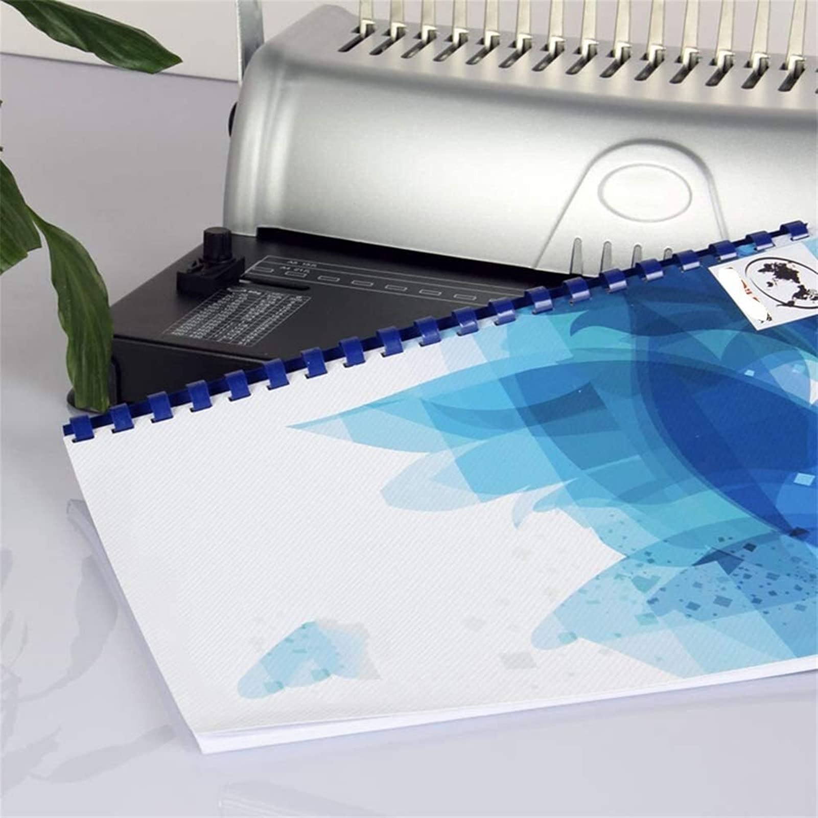 Macchina per rilegatura di libri per impieghi gravosi Macchina per rilegatura perforatrice manuale Rilegatura di 450 fogli Capacità di punzonatura di 12 fogli con macchina a pettine A4 a 12 fori per