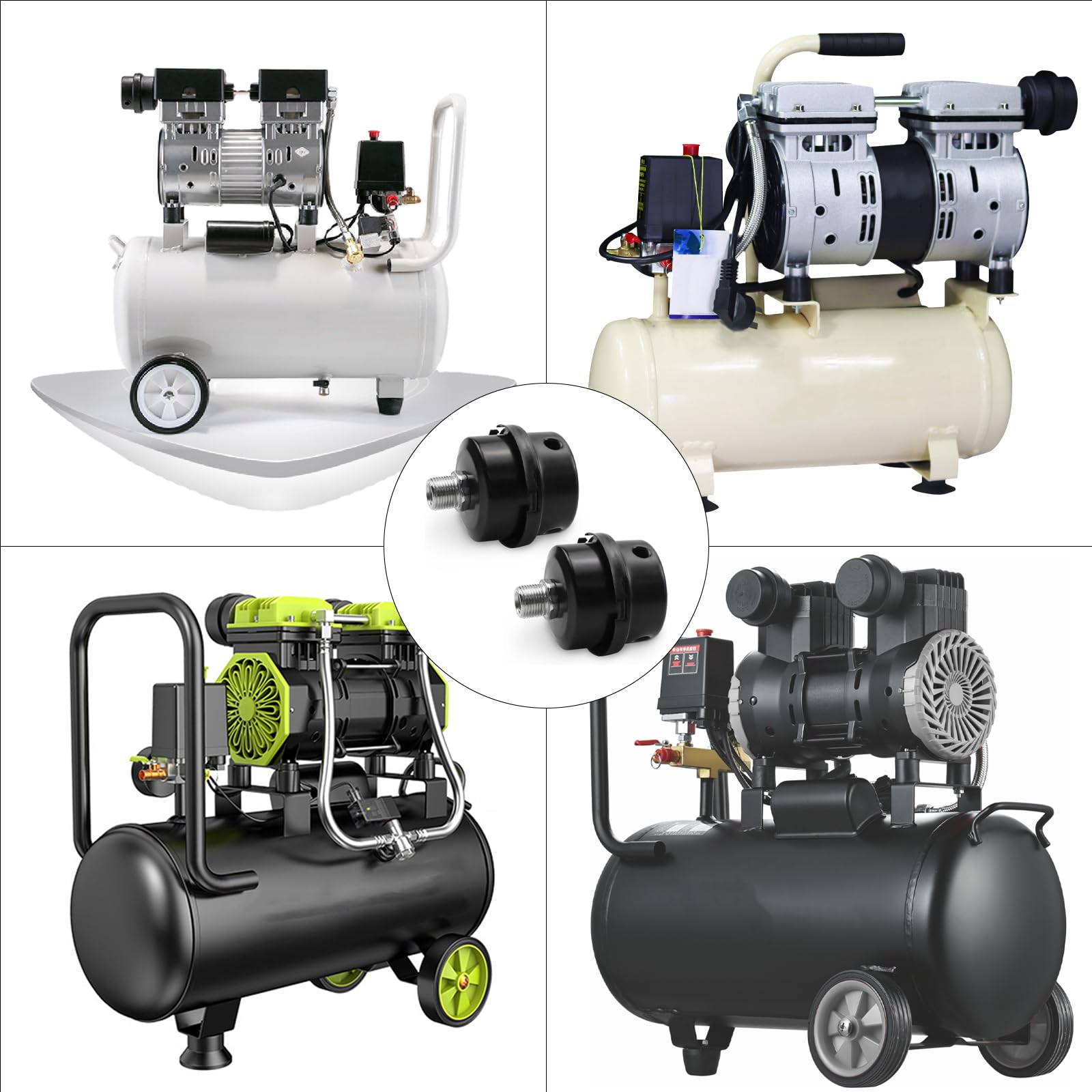 Stück Luftkompressor-Schalldämpferfilter, 20 mm Kompressor-Schalldämpfergewinde, Luftfilter Stück Luftkompressor-Schalldämpferfilter, 20 mm Kompressor-Schalldämpfergewinde, Luftfilter