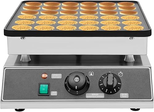 36 Holes Pancake Maker,110V Commercial Non-stick Electric Mini Pancakes Maker Muffin Machine for Home, Cafes, Restaurants