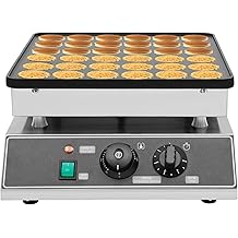 Mini Dutch Pancake Maker 36 PCS Commercial Mini Pancake Maker, Non-Stick Plate Electric Dutch Pancake Baker, 1000W Pancakes Machine for Home Kitchen