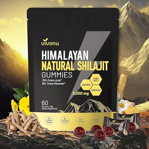 Shilajit Gummies with Ashwagandha