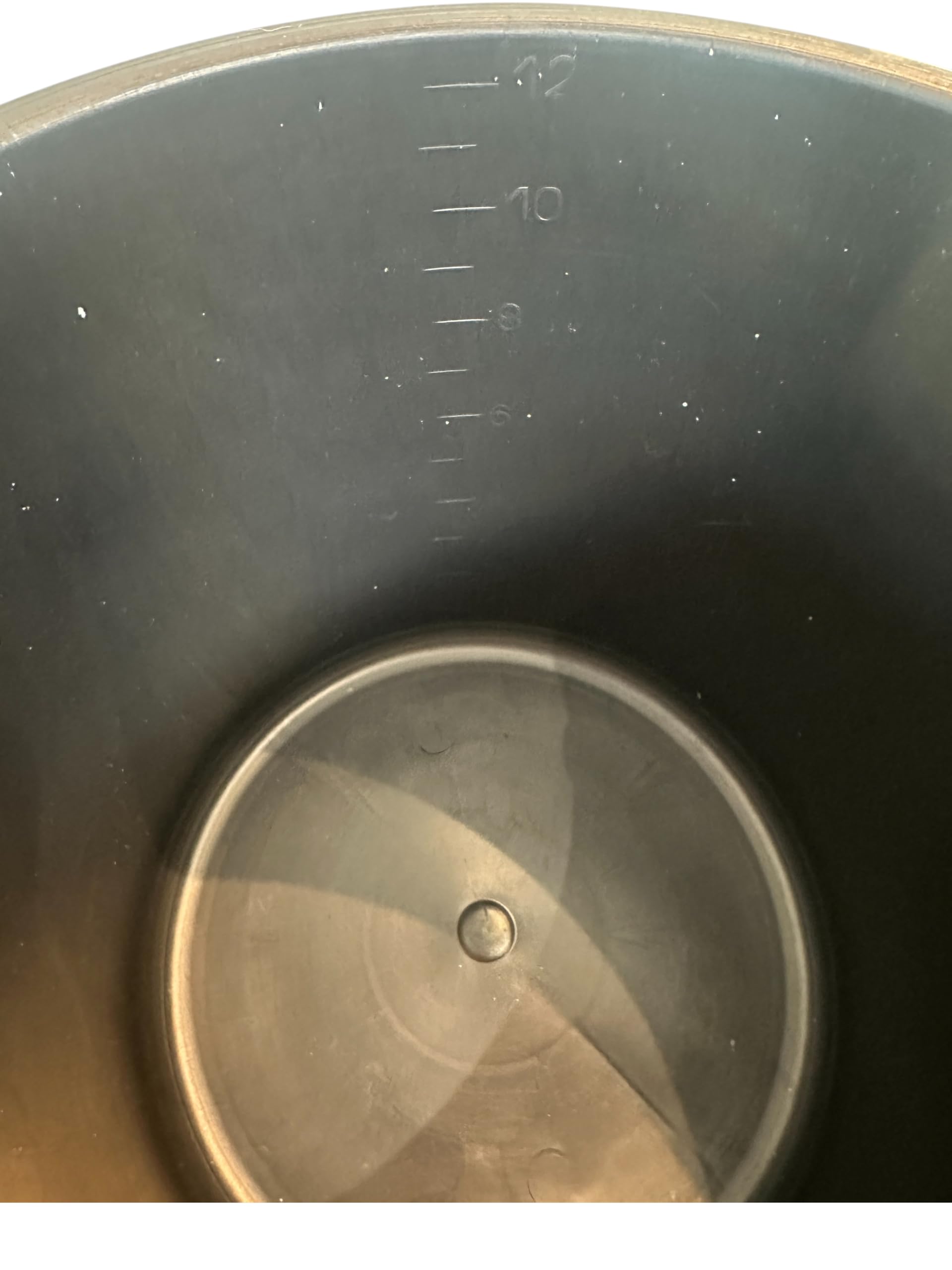 Lot de 15 seaux gradués de 12 l, en plastique robuste, avec poignée, pour le nettoyage, le ciment, le jardin, la maison et le chantier de construction (15, 12 l)