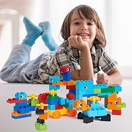 WYSWYG 240 Piece Large Building Blocks for Toddlers 3 and up, Classic Building Bricks Set for Kids of All Ages, Compatible with Duplos and Most Brands