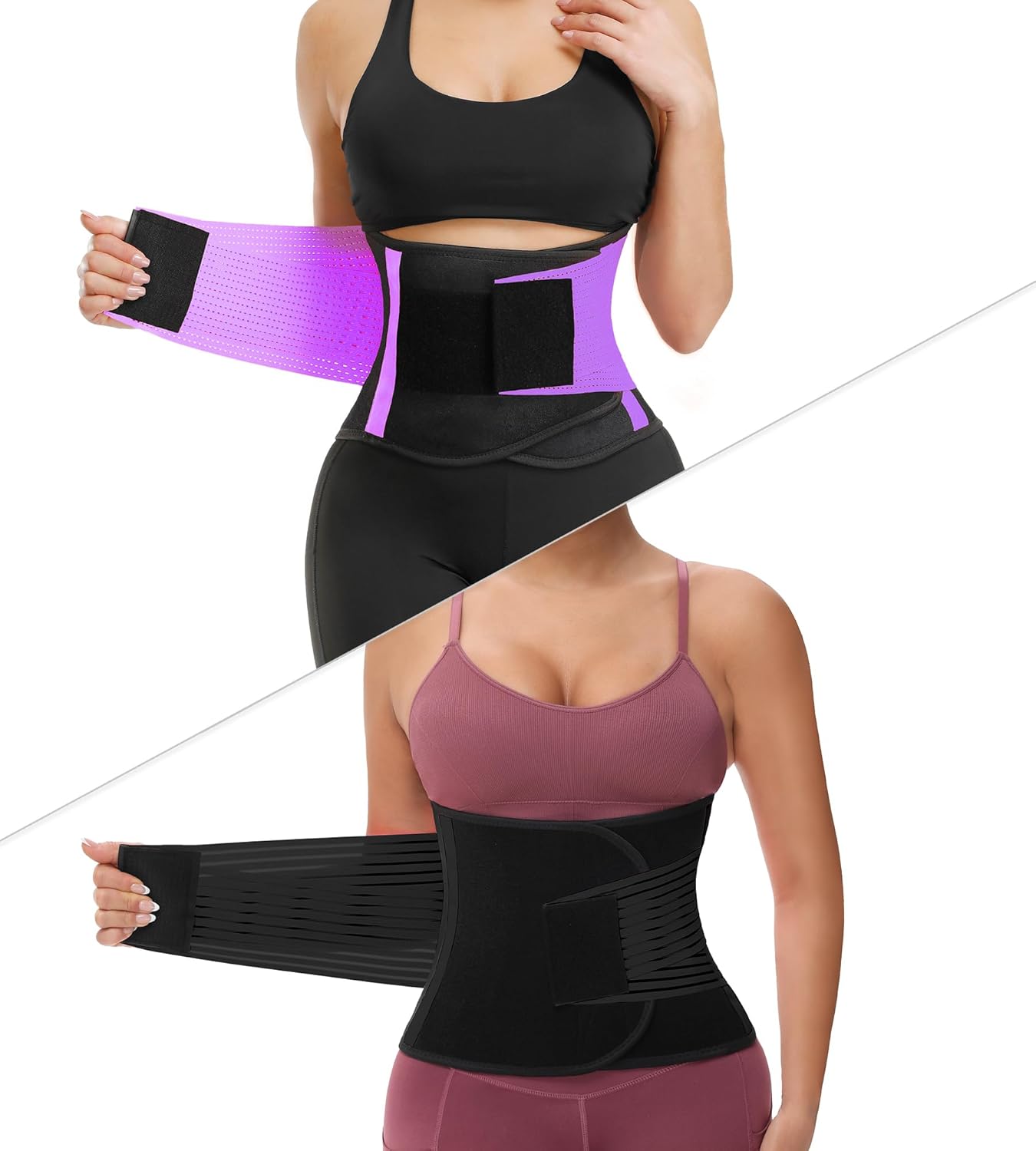 KOOCHY Waist Trainer For Women And Men & Etra Coverage Sculpt Touch Waist Trainer For Weight Loss Workout Fitness Gym Sport