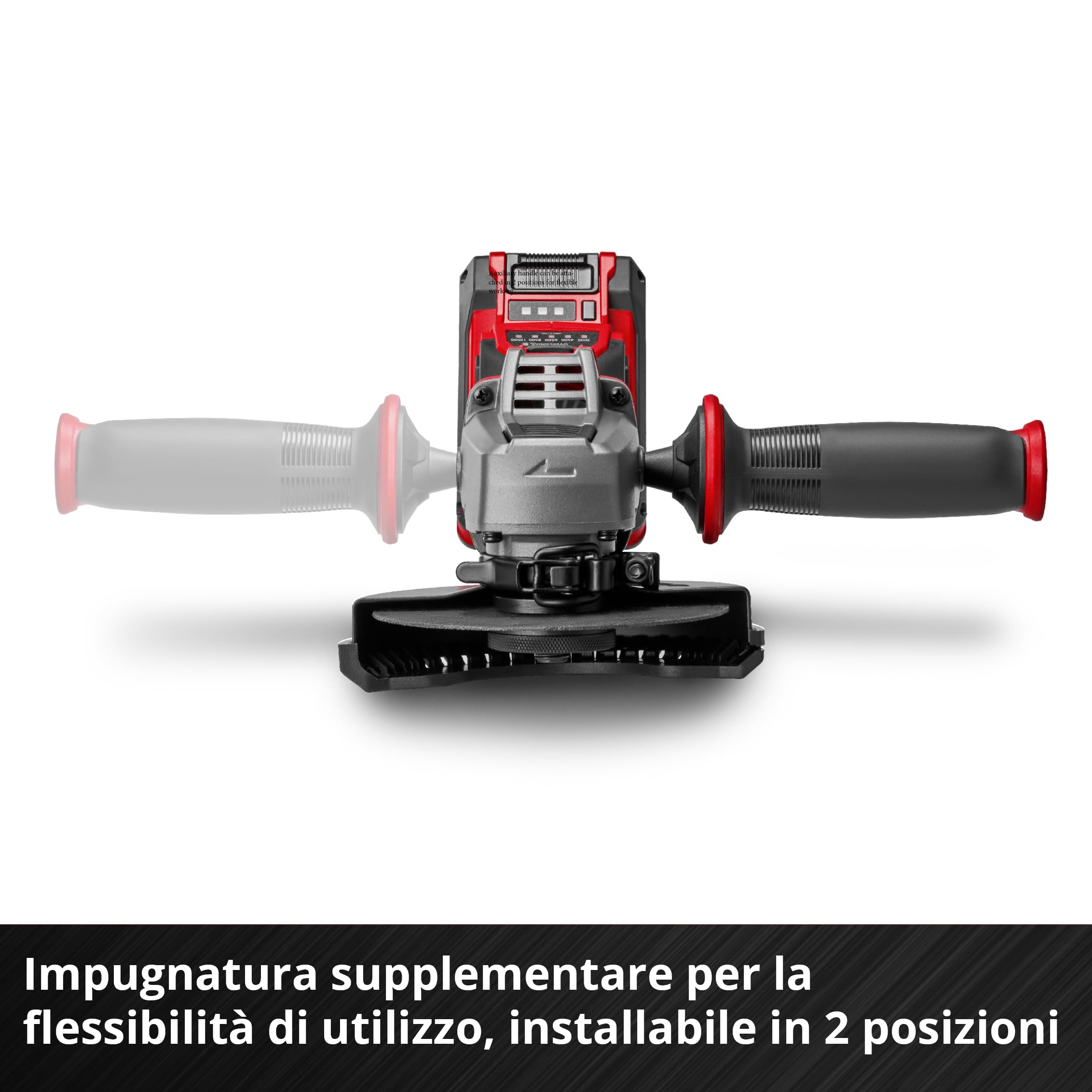 Smerigliatrice angolare a batteria professionale Einhell TP-AG 18/125 CE Q Li Power X-Change (18 V, 900 W, Ø 125 mm, profondità taglio 33 mm, brushless, disco da taglio e batteria esclusi)