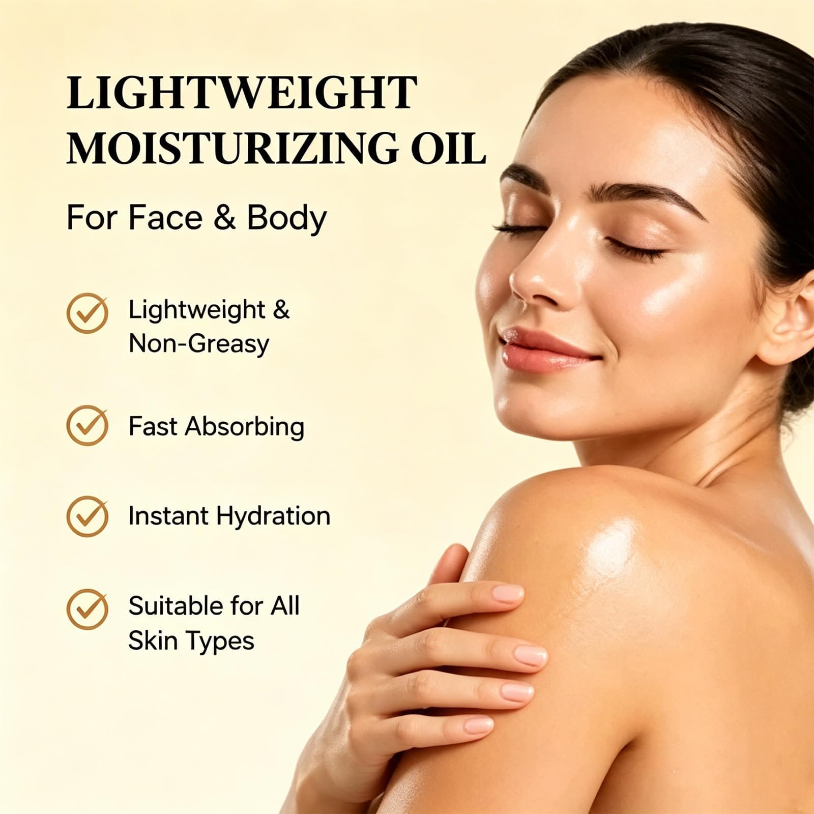 Diamoria Body Oil, Lifting Body Oil For Firming & Hydrating Skin, Lightweight Moisturizing Oil, Improves Elasticity, Körperöl Straffend, Hautöl Massageöl zur Verbesserung der Hautelastizität (3PC)