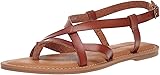 Amazon Essentials Sandales à Lanières Décontractées Femme, Havane, 35 EU - 1
